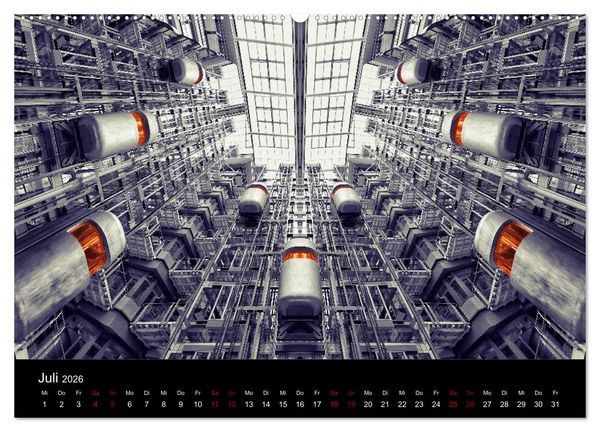 Produktbild: Welt der Aufz&uuml;ge (hochwertiger Premium Wandkalender 2026 DIN A2 quer), Kunstdruck in Hochglanz