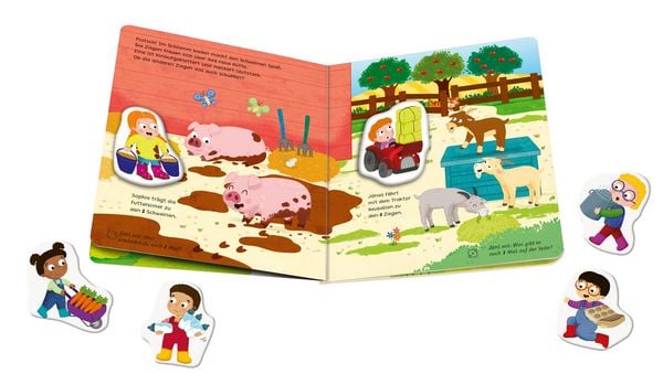 Produktbild: Play+ Mein Spiel mit-Magnetbuch Komm, wir lernen Zählen - ab 18 Monate
