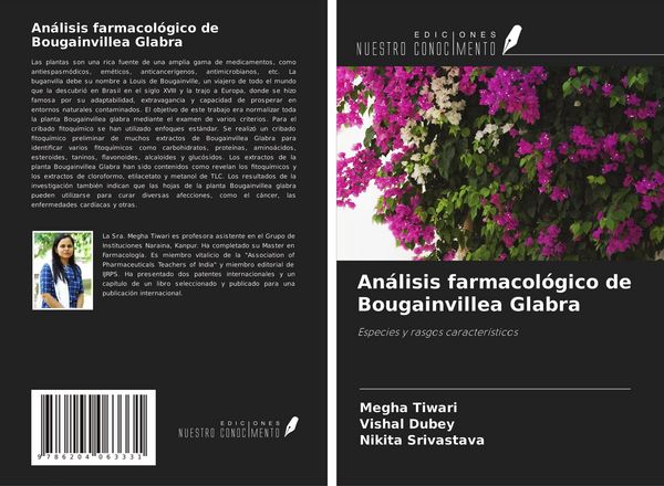Produktbild: An&aacute;lisis farmacol&oacute;gico de Bougainvillea Glabra