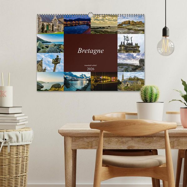 Produktbild: Bretagne - traumhaft sch&ouml;n! (Wandkalender 2026 DIN A3 quer), CALVENDO Monatskalender