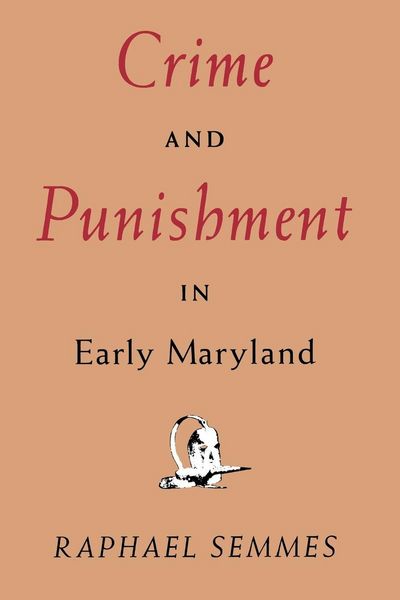 Produktbild: Crime and Punishment in Early Maryland