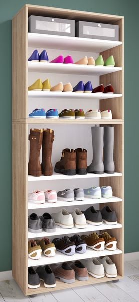 Produktbild: XXL Holz Gro&szlig;er Schuhschrank Schuhregal Lona 9