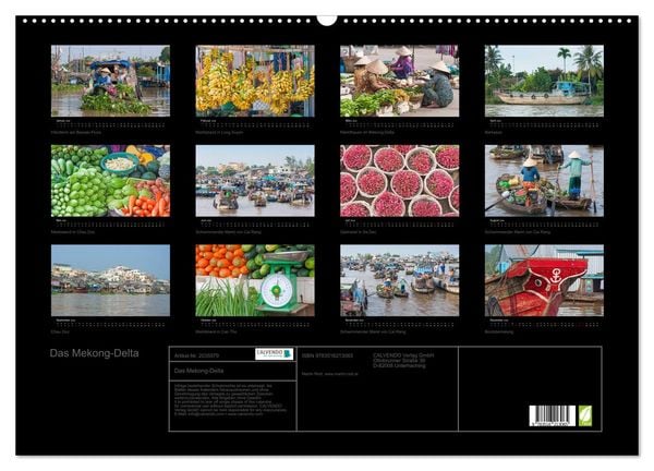 Produktbild: Das Mekong-Delta (Wandkalender 2026 DIN A2 quer), CALVENDO Monatskalender