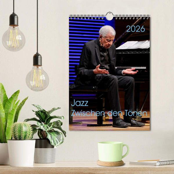 Produktbild: Jazz - Zwischen den T&ouml;nen (Wandkalender 2026 DIN A4 hoch), CALVENDO Monatskalender
