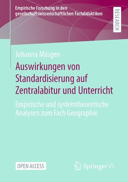 Produktbild: Auswirkungen von Standardisierung auf Zentralabitur und Unterricht
