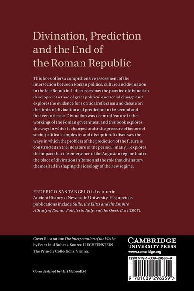 Produktbild: Divination, Prediction and the End of the Roman Republic