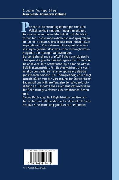 Produktbild: Kruropedale Arterienverschl&uuml;sse