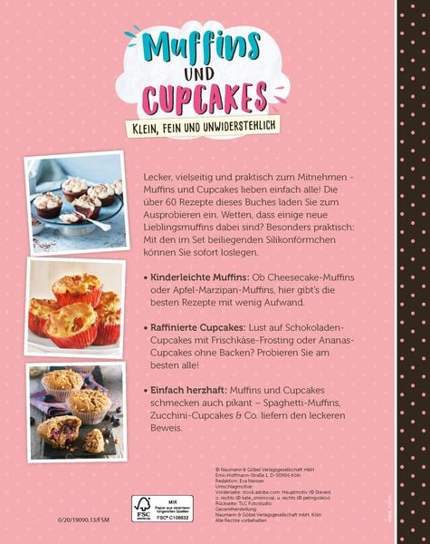 Produktbild: Back-Set Muffins & Cupcakes. Klein, fein und unwiderstehlich