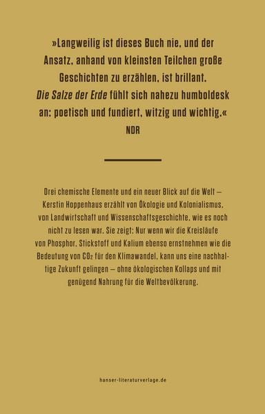 Produktbild: Die Salze der Erde