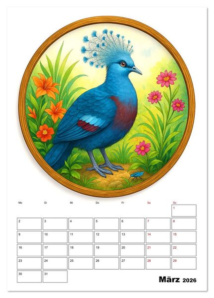 Produktbild: Unbekannte Niedlichkeit (Wandkalender 2026 DIN A2 hoch), CALVENDO Monatskalender