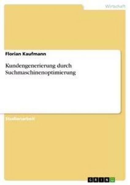 Produktbild: Kundengenerierung durch Suchmaschinenoptimierung