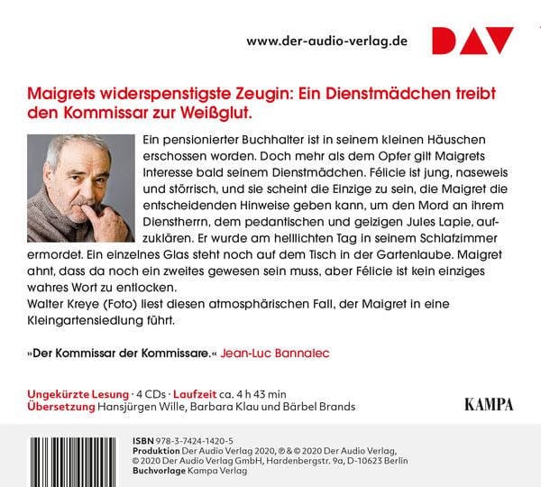Produktbild: Maigret und das Dienstm&auml;dchen