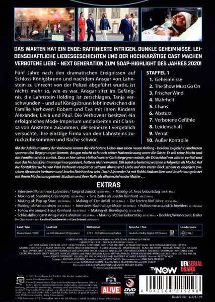 Produktbild: Verbotene Liebe - Next Generation - Staffel 1 (Fernsehjuwelen) [2 DVDs]