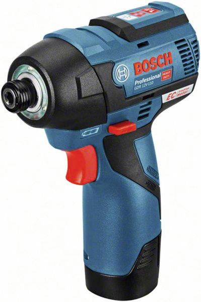 Bosch Professional 06019E0005 Akku-Drehschlagschrauber 110 Nm 12 V Anzahl mitgelieferte Akkus 2 Li-Ion inkl. 2. Akku