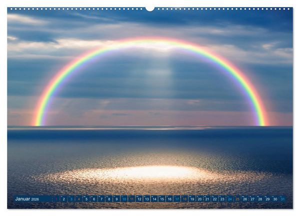 Produktbild: Himmlische Farbspiele - Regenbogen (Wandkalender 2026 DIN A2 quer), CALVENDO Monatskalender