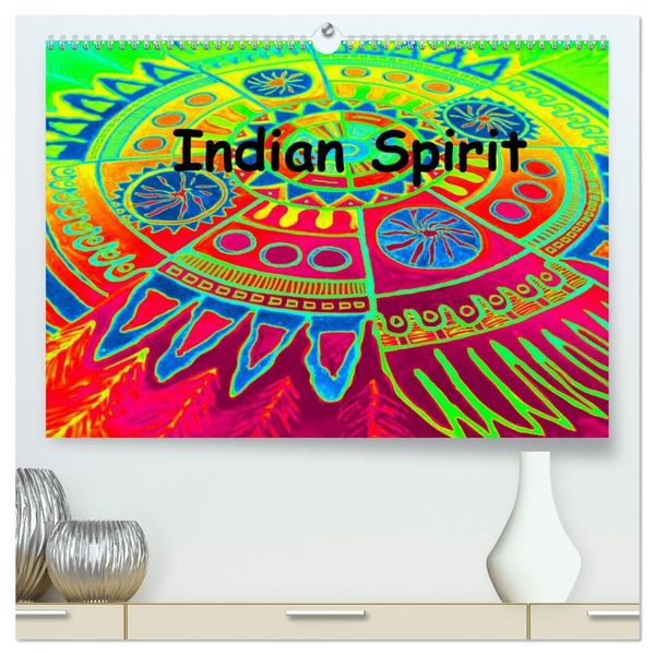 Produktbild: Indian Spirit (hochwertiger Premium Wandkalender 2026 DIN A2 quer), Kunstdruck in Hochglanz