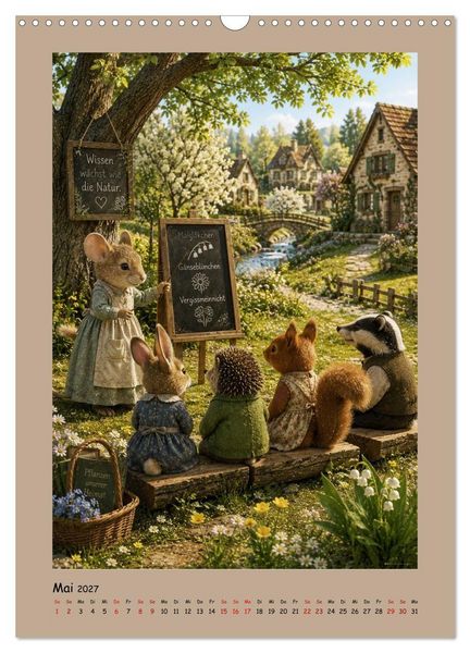 Produktbild: Das kleine Walddorf (Wandkalender 2027 DIN A3 hoch), CALVENDO Monatskalender