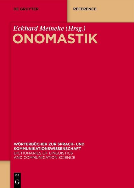 Produktbild: Onomastik
