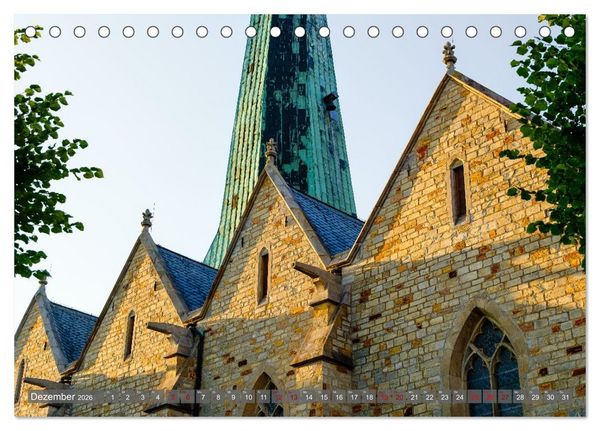 Produktbild: Ein Blick auf Delbr&uuml;ck (Tischkalender 2026 DIN A5 quer), CALVENDO Monatskalender