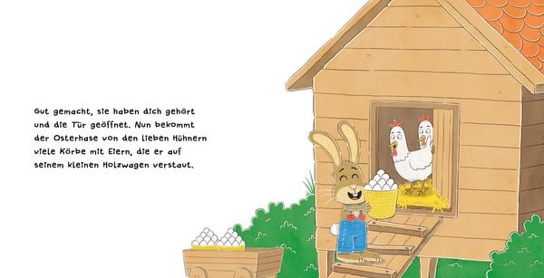 Produktbild: Such den Osterhasen. Ein Oster-Mitmachbuch. Zum Sch&uuml;tteln, Schaukeln, Pusten, Klopfen und sehen, was dann passiert. Von 2 bis 4 Jahren