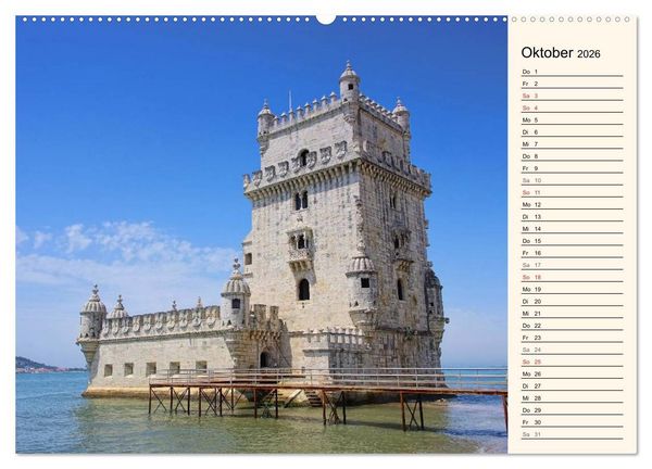 Produktbild: Portugal (hochwertiger Premium Wandkalender 2026 DIN A2 quer), Kunstdruck in Hochglanz