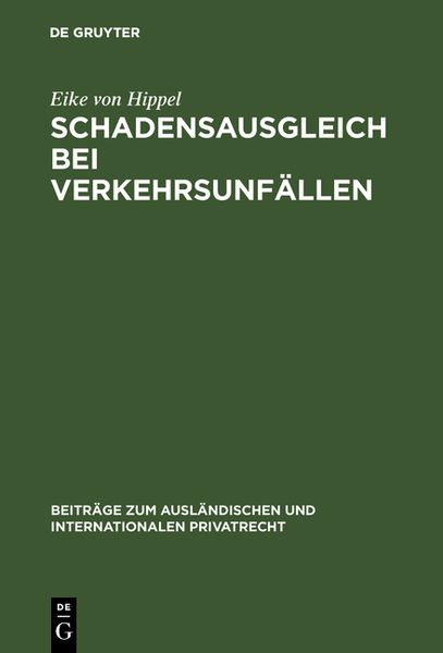 Produktbild: Schadensausgleich bei Verkehrsunf&auml;llen