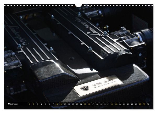 Produktbild: DER GELBE STIER - Lamborghini Murci&eacute;lago (Wandkalender 2025 DIN A3 quer), CALVENDO Monatskalender
