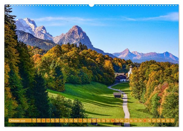 Produktbild: Kirchturmspitzen (hochwertiger Premium Wandkalender 2026 DIN A2 quer), Kunstdruck in Hochglanz