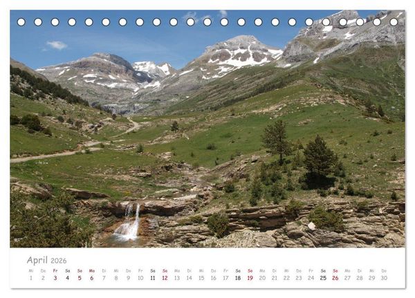 Produktbild: Traumlandschaften Spaniens - Pyren&auml;en 2026 (Tischkalender 2026 DIN A5 quer), CALVENDO Monatskalender