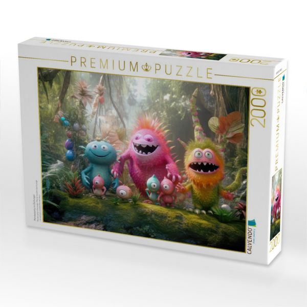 Produktbild: CALVENDO Puzzle Monsterparty im Dschungel | 2000 Teile Lege-Gr&ouml;&szlig;e 90x67cm Foto-Puzzle f&uuml;r gl&uuml;ckliche Stunden