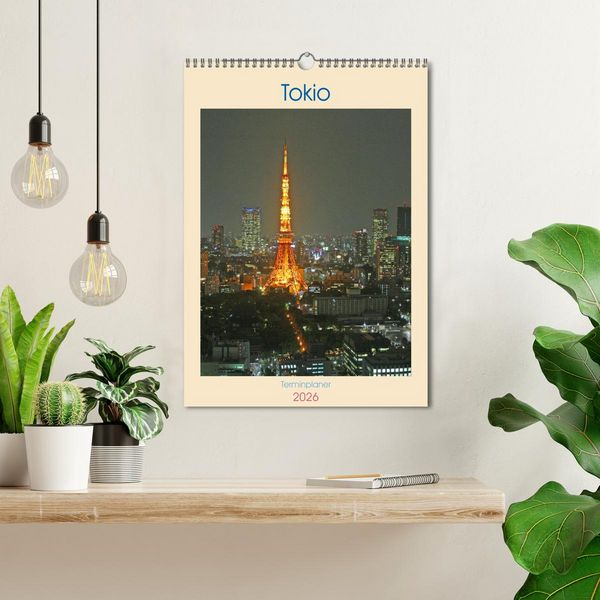 Produktbild: Tokio - Terminplaner (Wandkalender 2026 DIN A3 hoch), CALVENDO Monatskalender