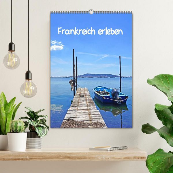 Produktbild: Frankreich erleben (Wandkalender 2026 DIN A2 hoch), CALVENDO Monatskalender