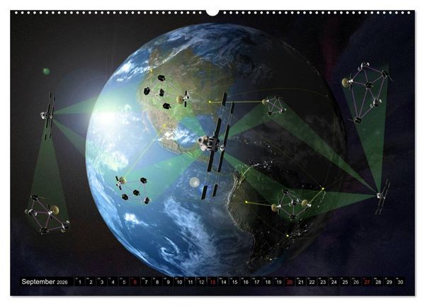 Produktbild: Raumfahrt und Weltall (hochwertiger Premium Wandkalender 2026 DIN A2 quer), Kunstdruck in Hochglanz