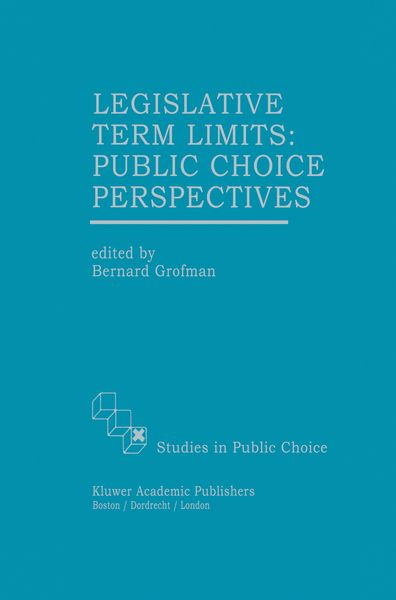 Produktbild: Legislative Term Limits: Public Choice Perspectives