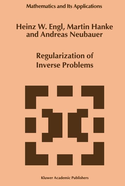 Produktbild: Regularization of Inverse Problems