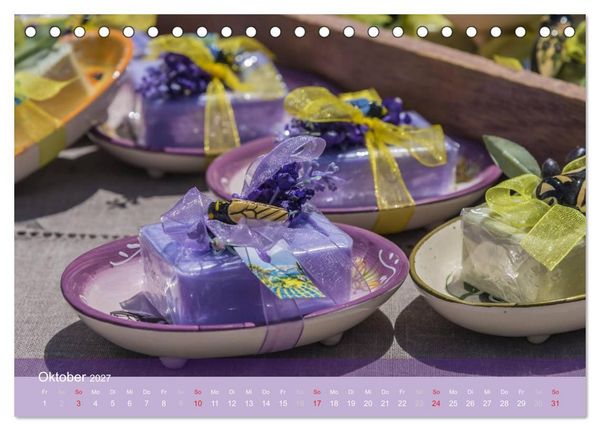 Produktbild: Die Farbe des Lavendels (Tischkalender 2027 DIN A5 quer), CALVENDO Monatskalender