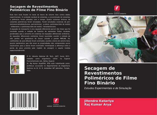 Produktbild: Secagem de Revestimentos Polim&eacute;ricos de Filme Fino Bin&aacute;rio