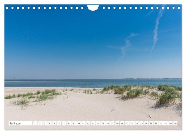 Produktbild: Amrum - Perle im nordfriesischen Wattenmeer (Wandkalender 2026 DIN A4 quer), CALVENDO Monatskalender