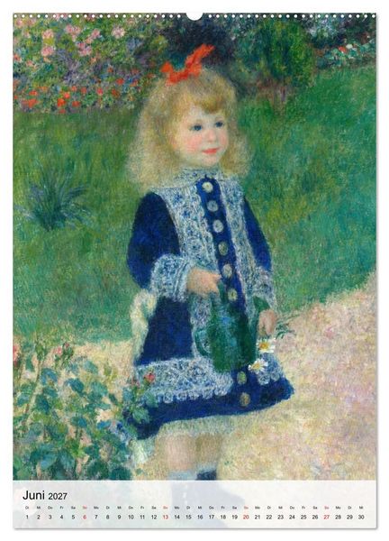 Produktbild: Die kleinen Musen des Monsieur Renoir (Wandkalender 2027 DIN A2 hoch), CALVENDO Monatskalender