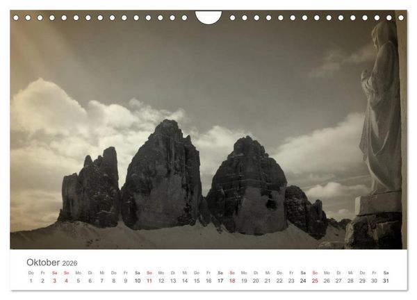 Produktbild: Drei Zinnen - S&uuml;dtirols Wahrzeichen (Wandkalender 2026 DIN A4 quer), CALVENDO Monatskalender
