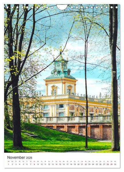 Produktbild: Warschau - Die wundersch&ouml;ne Hauptstadt Polens. (Wandkalender 2026 DIN A4 hoch), CALVENDO Monatskalender