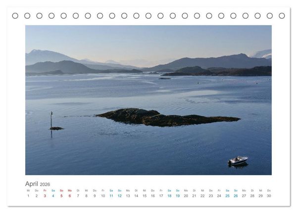 Produktbild: Kurs Nord - mit dem Postschiff (Tischkalender 2026 DIN A5 quer), CALVENDO Monatskalender