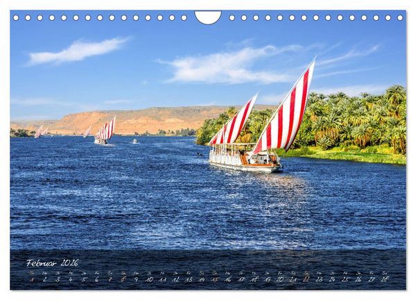 Produktbild: Faszination &Auml;gypten: Kairo - Luxor - Abu Simbel (Wandkalender 2026 DIN A4 quer), CALVENDO Monatskalender