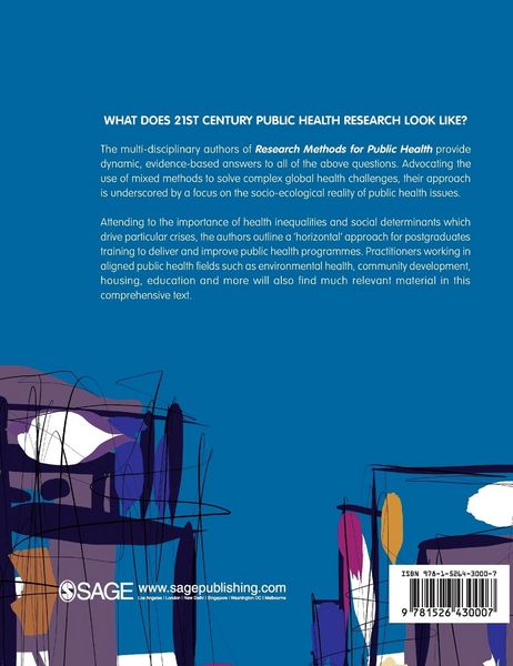 Produktbild: Research Methods for Public Health