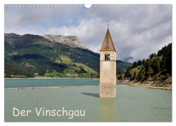 Der Vinschgau (Wandkalender 2024 DIN A3 quer), CALVENDO Monatskalender