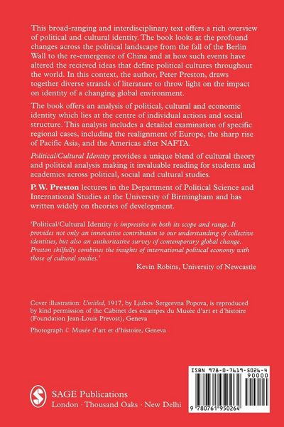 Produktbild: Political/Cultural Identity