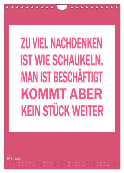 Produktbild: Memo an mich (Wandkalender 2026 DIN A4 hoch), CALVENDO Monatskalender
