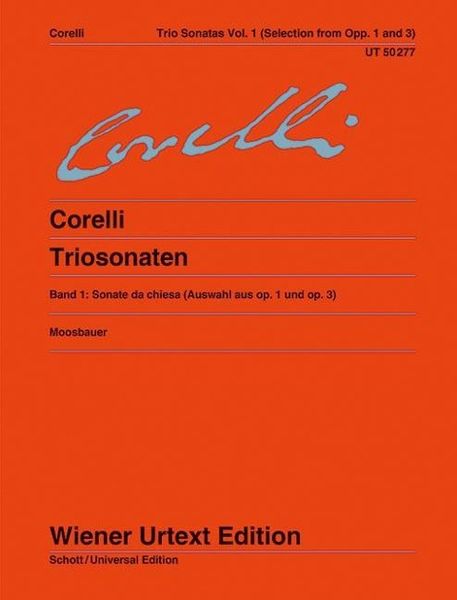 Corelli, A: Triosonaten 1