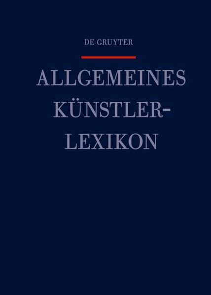 Produktbild: Allgemeines K&uuml;nstlerlexikon (AKL) / Hornung - Hunziker