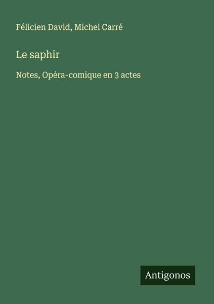 Produktbild: Le saphir